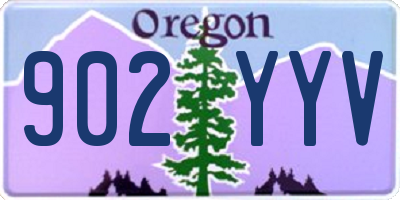OR license plate 902YYV