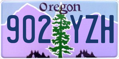 OR license plate 902YZH