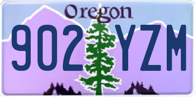 OR license plate 902YZM