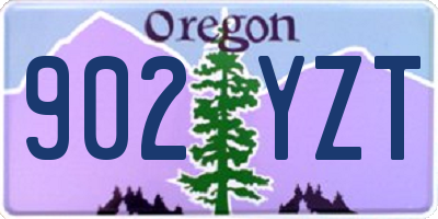 OR license plate 902YZT