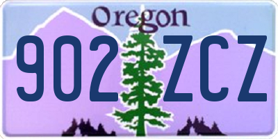 OR license plate 902ZCZ