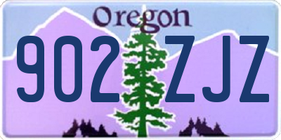 OR license plate 902ZJZ