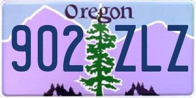 OR license plate 902ZLZ