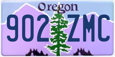 OR license plate 902ZMC