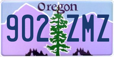 OR license plate 902ZMZ
