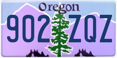 OR license plate 902ZQZ