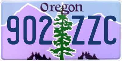 OR license plate 902ZZC