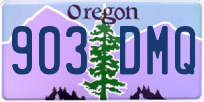 OR license plate 903DMQ