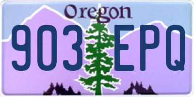 OR license plate 903EPQ