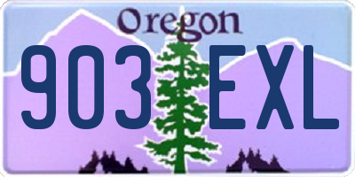 OR license plate 903EXL