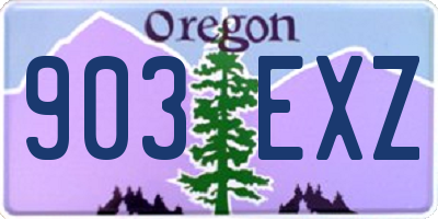 OR license plate 903EXZ