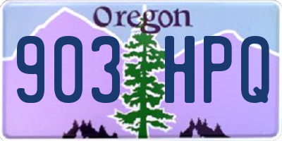 OR license plate 903HPQ