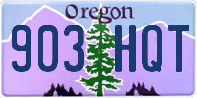 OR license plate 903HQT