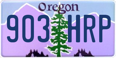 OR license plate 903HRP