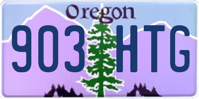 OR license plate 903HTG