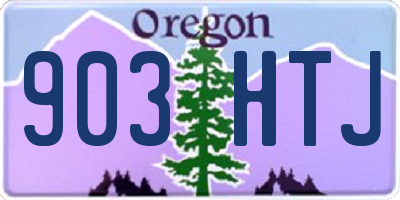 OR license plate 903HTJ