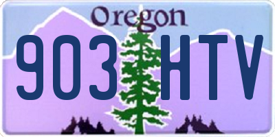 OR license plate 903HTV