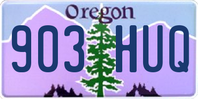 OR license plate 903HUQ