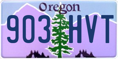 OR license plate 903HVT