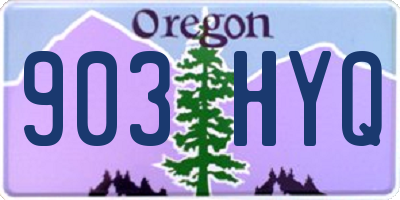 OR license plate 903HYQ