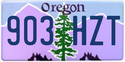 OR license plate 903HZT