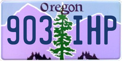 OR license plate 903IHP
