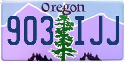 OR license plate 903IJJ