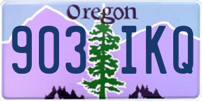 OR license plate 903IKQ