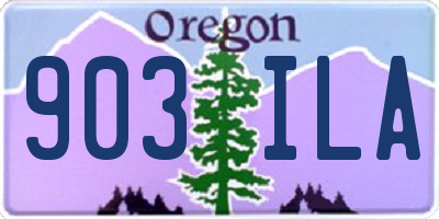 OR license plate 903ILA