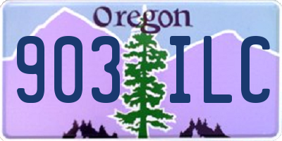 OR license plate 903ILC