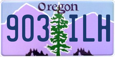 OR license plate 903ILH