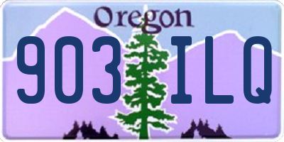 OR license plate 903ILQ