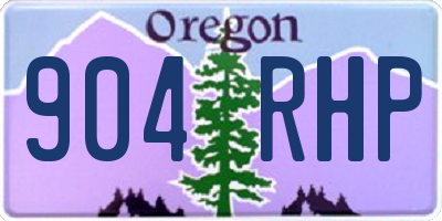 OR license plate 904RHP
