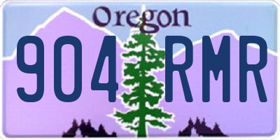 OR license plate 904RMR