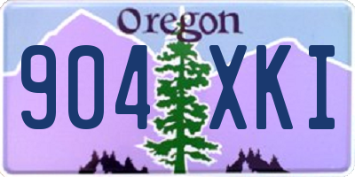 OR license plate 904XKI