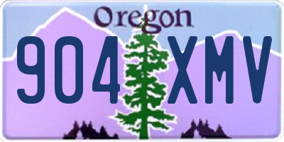 OR license plate 904XMV