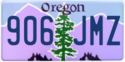 OR license plate 906JMZ