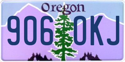 OR license plate 906OKJ