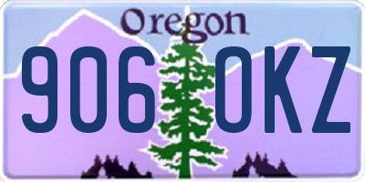 OR license plate 906OKZ