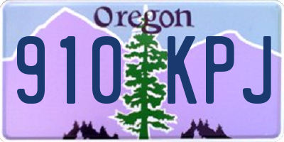 OR license plate 910KPJ