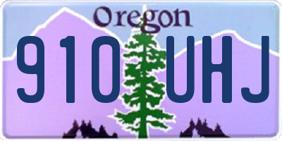 OR license plate 910UHJ