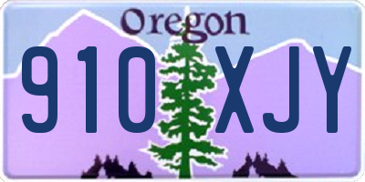 OR license plate 910XJY