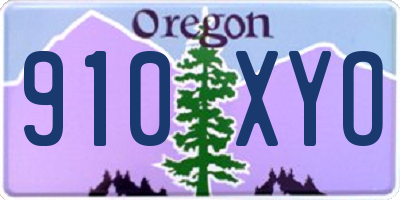 OR license plate 910XYO