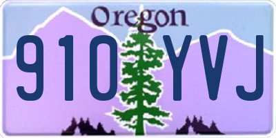 OR license plate 910YVJ