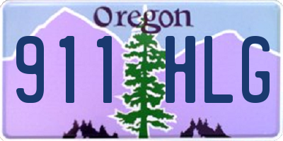 OR license plate 911HLG