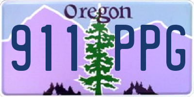 OR license plate 911PPG