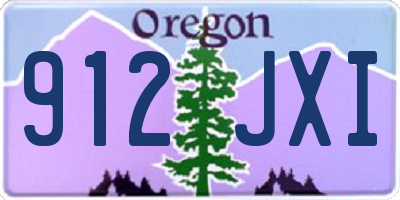 OR license plate 912JXI