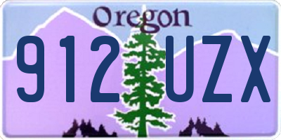 OR license plate 912UZX