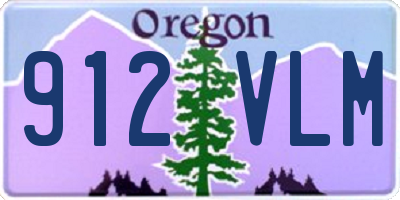 OR license plate 912VLM