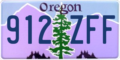OR license plate 912ZFF